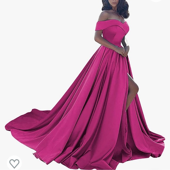 Magenta ball gown - Picture 1 of 11